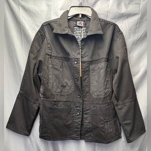 Wasted Collective NWT Black Cargo Lightweight Jacket Size Small
